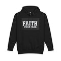 Faith Over Fear™  Premium Black Graphic Hoodie | Eagle Rise Apparel