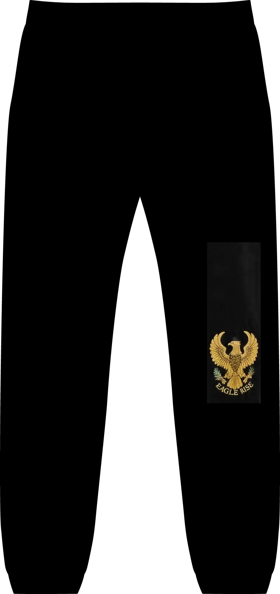 Live With Purpose™  Premium Black Graphic Joggers | Eagle Rise Apparel